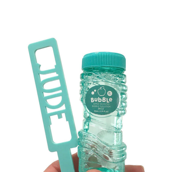 Personalised Bubble Wands (Choose your colours!), perfect party or wedding favour!