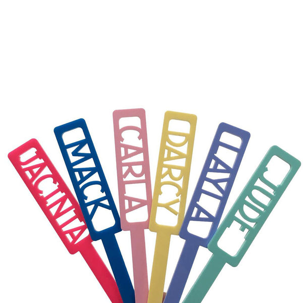Personalised Bubble Wands (Choose your colours!), perfect party or wedding favour!