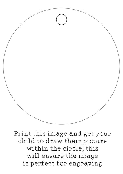 Personalised Drawing Keyring - Add Your Child's Work of Art