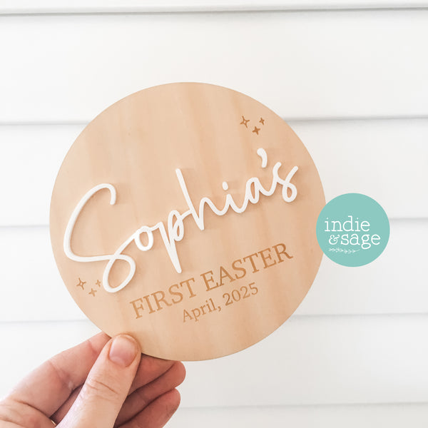 Personalised My First Easter Plaque