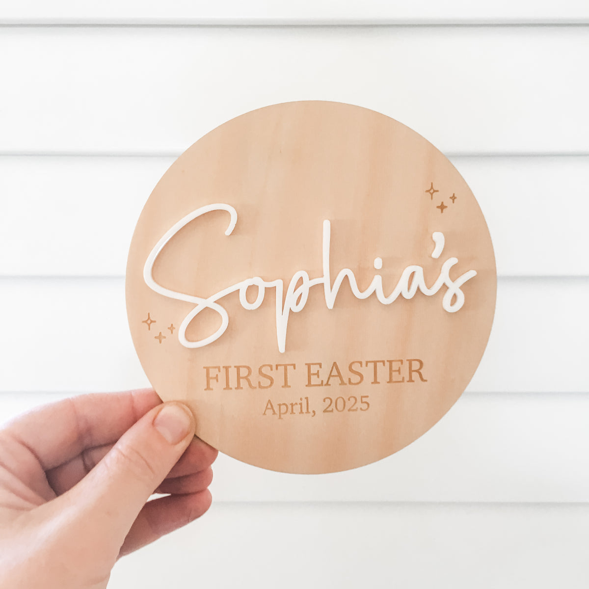 Personalised My First Easter Plaque