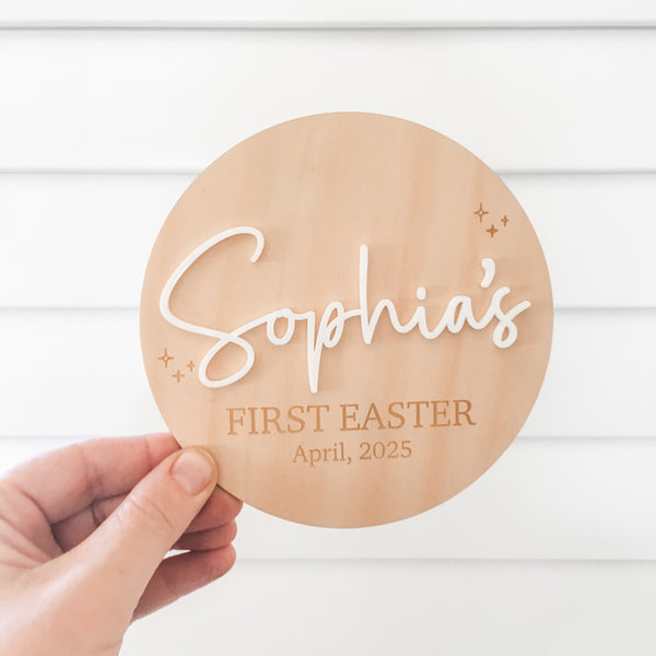 Personalised My First Easter Plaque