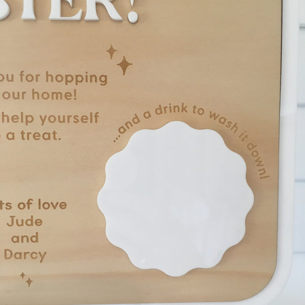 Personalised Easter Bunny Treat Tray