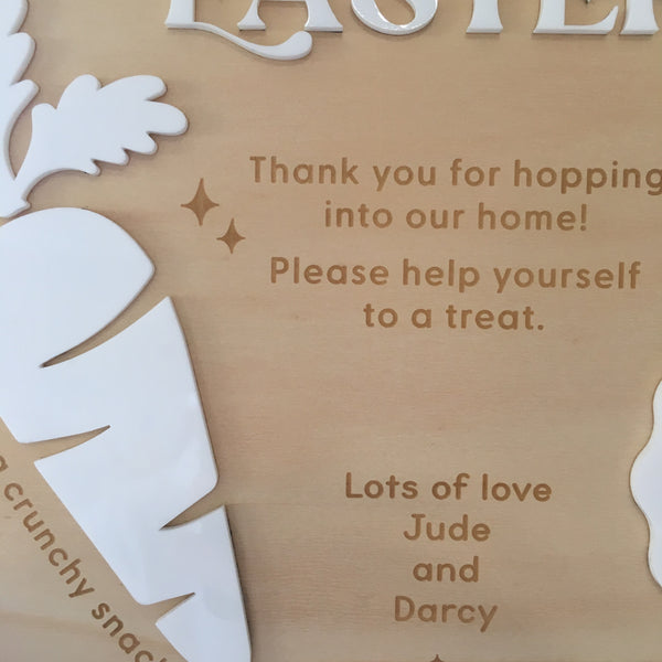 Personalised Easter Bunny Treat Tray