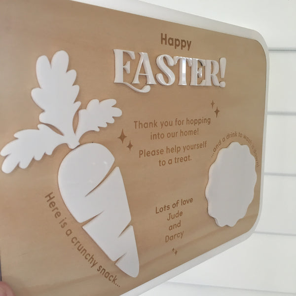 Personalised Easter Bunny Treat Tray