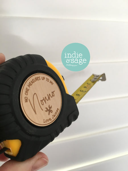 No One Measures Up To Personalised Tape Measure (Add your message!)