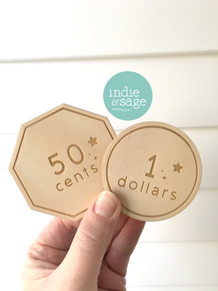 Personalised Kids Cafe and Drinks Menu (Eftpos Card & Play Money Add On Available)