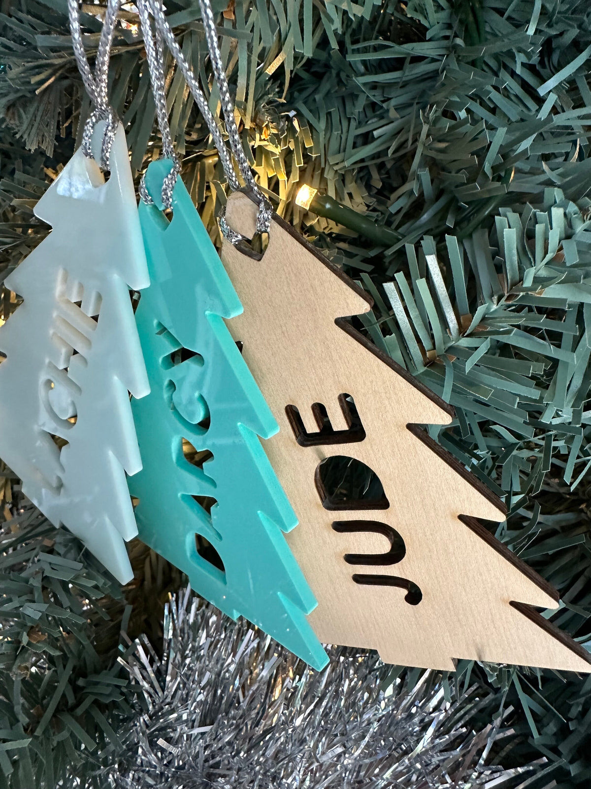 Personalised Christmas Tree Decoration doubles as a Stocking Tag, Personalised Gift Tag, Christmas Gift, Ornaments, Christmas, Gifts for her