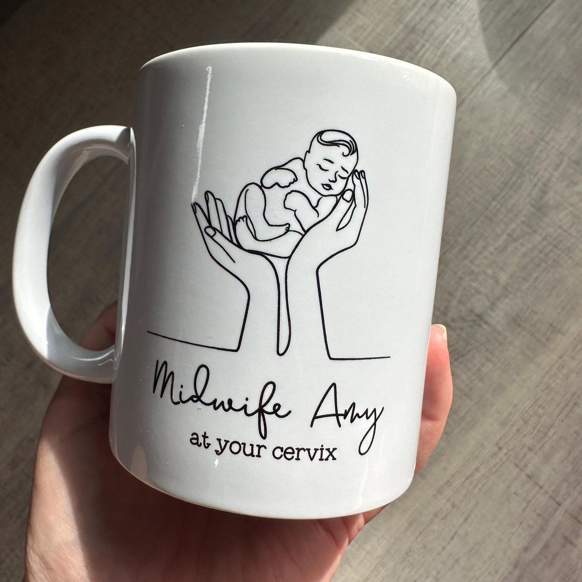 Personalised Midwife Mug, Midwife Gifts, Gift for Midwife, Cute Midwife, Gifts for Midwife, Midwife, Midwife Gift Ideas, Personalised Gifts