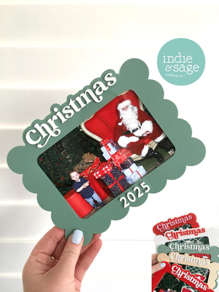 Christmas Santa Photo Frame - Christmas Decor 2025