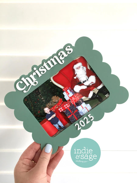 Christmas Santa Photo Frame - Christmas Decor 2025