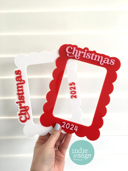 Christmas Santa Photo Frame - Christmas Decor 2025
