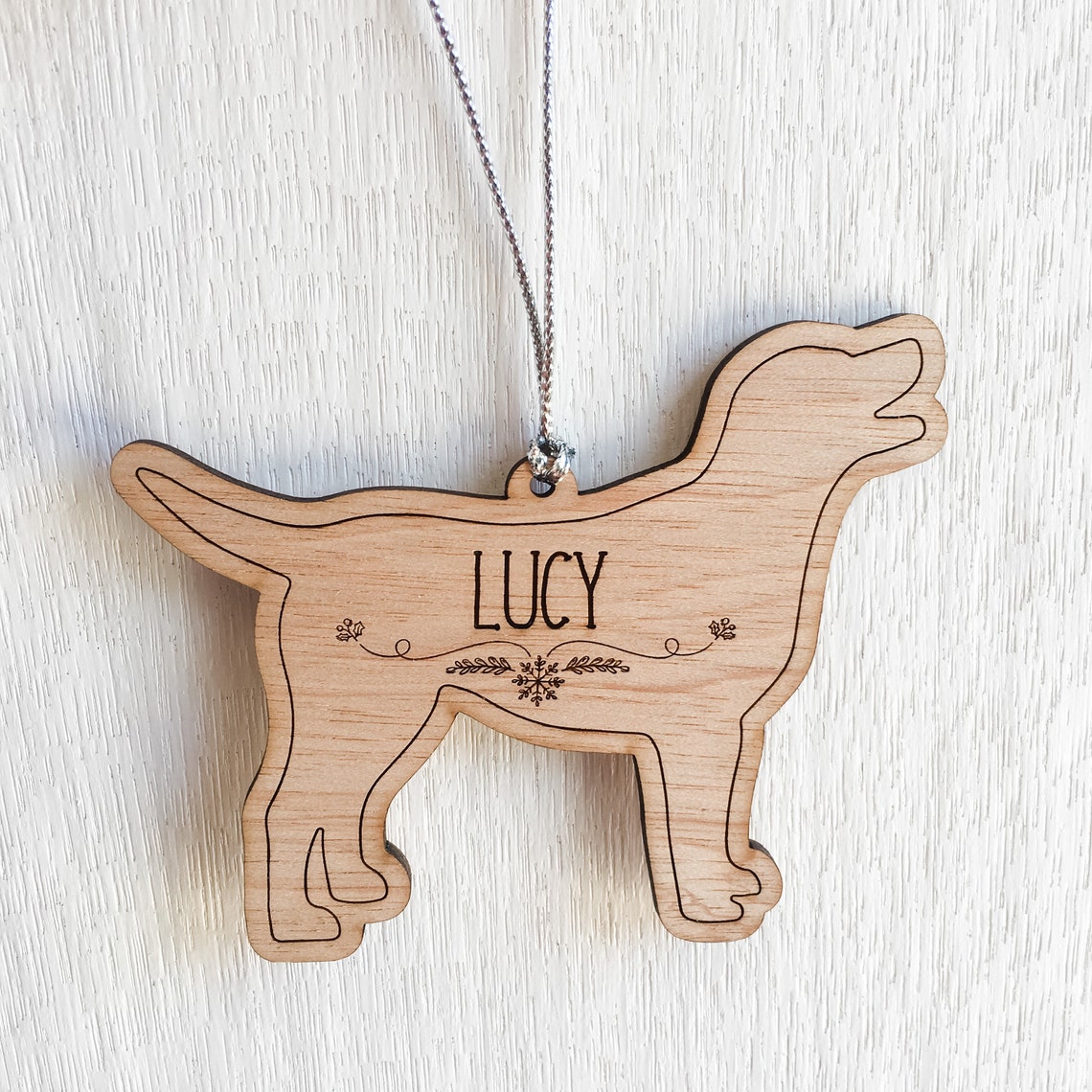 Personalised Dog Breed Christmas Decoration (Dog Christmas Ornament, Dog Christmas Gifts, Dog Ornament, Cat Christmas Decoration)