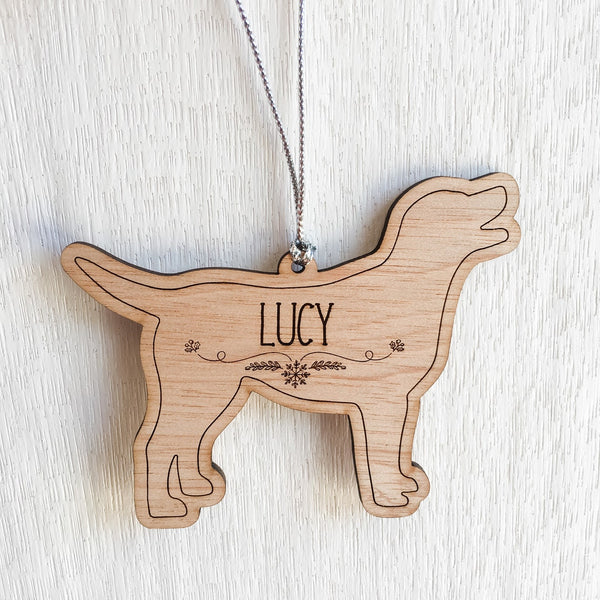 Personalised Dog Breed Christmas Decoration (Dog Christmas Ornament, Dog Christmas Gifts, Dog Ornament, Cat Christmas Decoration)