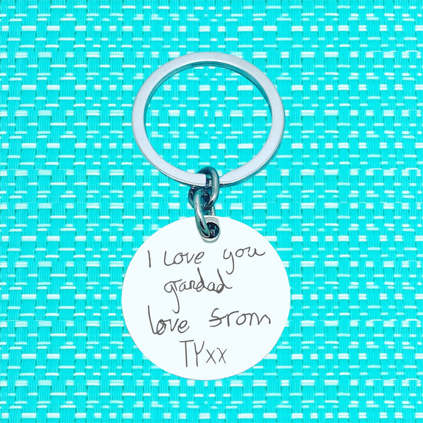 Personalised Drawing Keyring - Add Your Child's Work of Art