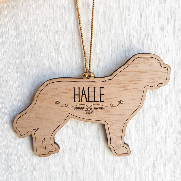 Personalised Dog Breed Christmas Decoration (Dog Christmas Ornament, Dog Christmas Gifts, Dog Ornament, Cat Christmas Decoration)