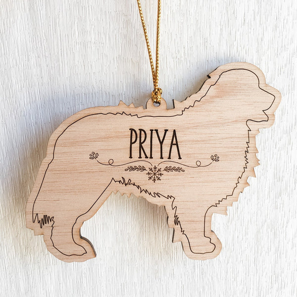 Personalised Dog Breed Christmas Decoration (Dog Christmas Ornament, Dog Christmas Gifts, Dog Ornament, Cat Christmas Decoration)
