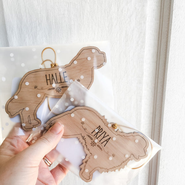 Personalised Dog Breed Christmas Decoration (Dog Christmas Ornament, Dog Christmas Gifts, Dog Ornament, Cat Christmas Decoration)