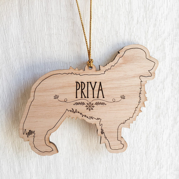 Personalised Dog Breed Christmas Decoration (Dog Christmas Ornament, Dog Christmas Gifts, Dog Ornament, Cat Christmas Decoration)