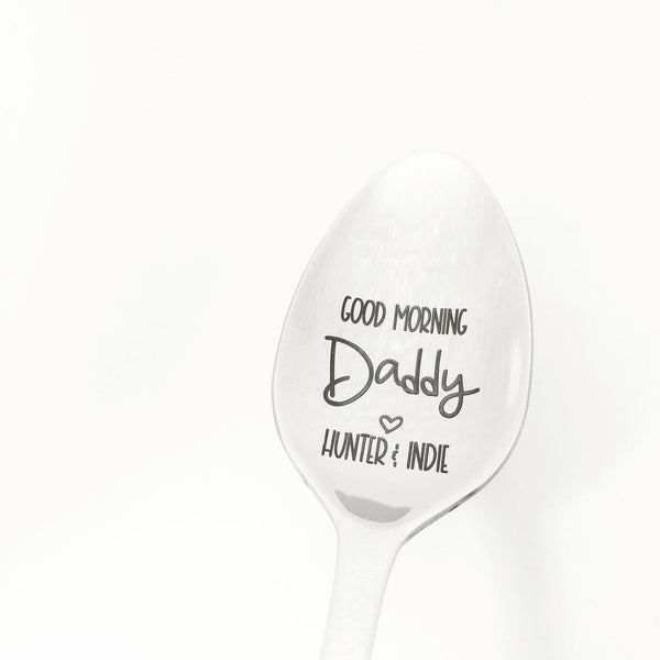 Good Morning Spoon, Good Morning Daddy Spoon (Personalise It With Any Name)