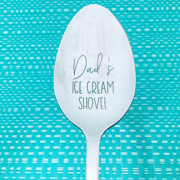 Personalised Spoon, Ice Cream Shovel (Personalise It With Any Name)