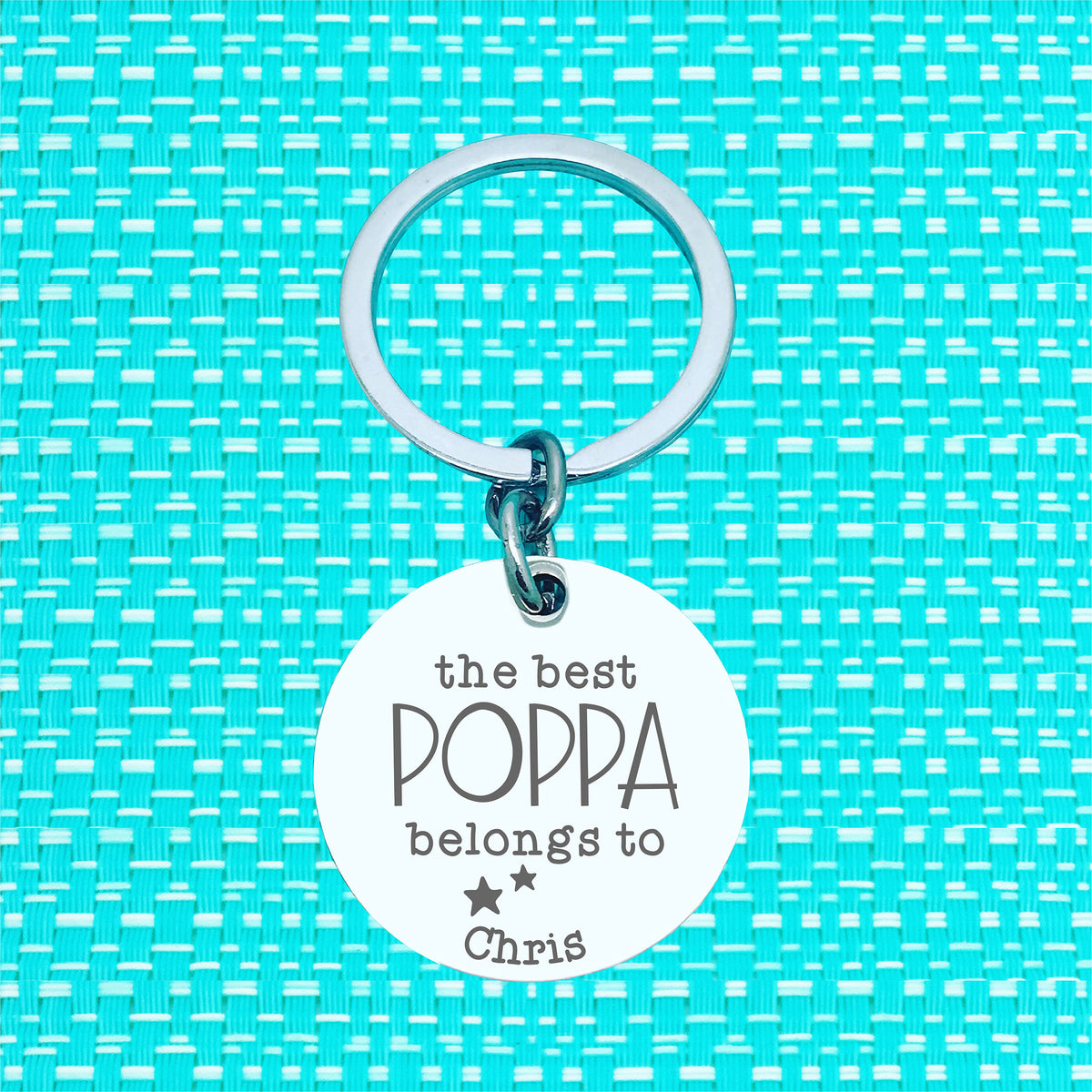 Personalised Keyring - The Best Daddy Belongs Too