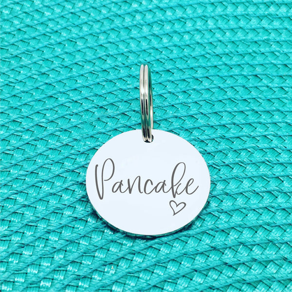Custom Engraved Pet Name Tag
