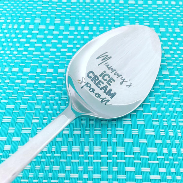 Mummy's Ice Cream Spoon (Personalise It With Any Name)