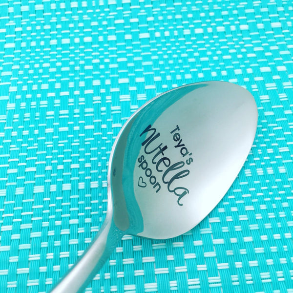 Mumma's Nutella Spoon (Personalise It With Any Name - Personalised Nutella Spoon)