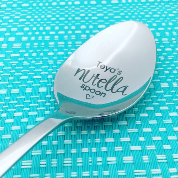 Mumma's Nutella Spoon (Personalise It With Any Name - Personalised Nutella Spoon)