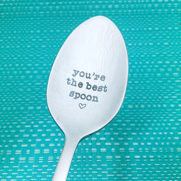 You're The Best Spoon, Cute Engraved Spoon (Unique Anniversary Gift, Valentines Day Gifts for Him)