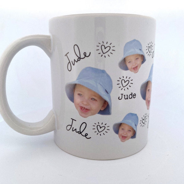 Custom Photo Mug, Personalized Baby Face Mug, Custom Baby Face Mug,  Mug With Photo, Dad Gift Idea, Grandma Gift, Gifts for Nana, Custom Face