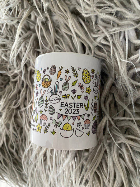 Personalised Baby Face Easter Mug, Easter Gift Ideas (Non Chocolate Gift Idea)