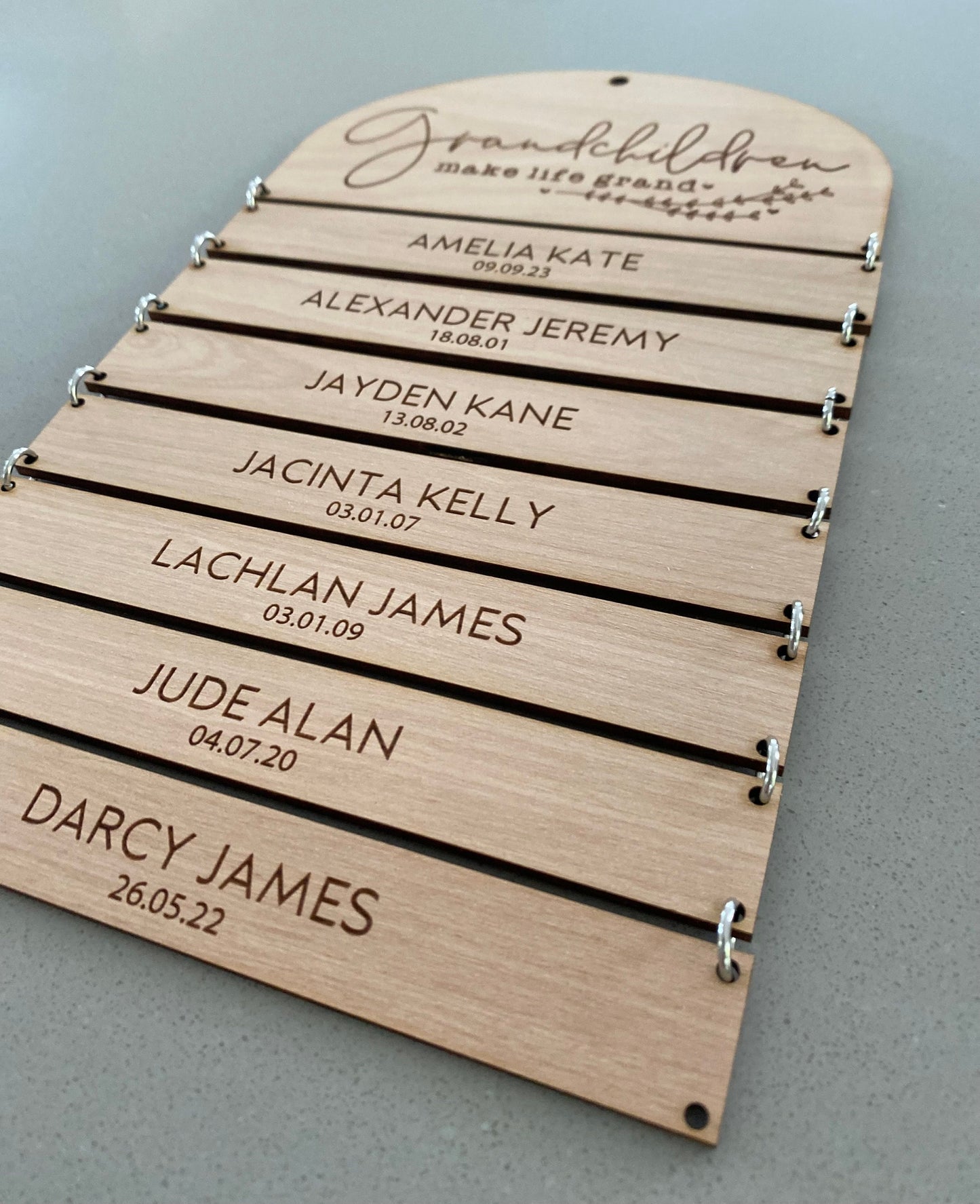Personalised Family Sign – Granchildren Make Life Grand