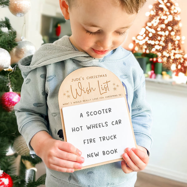 Christmas Decor - Personalised Christmas Wish List