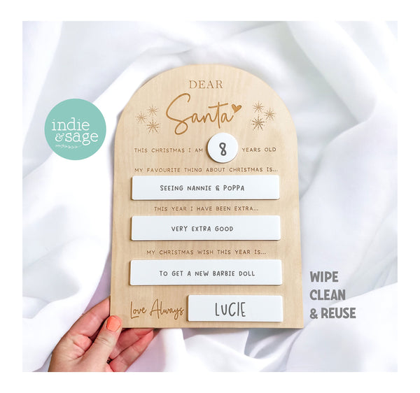 Dear Santa - Personalised Christmas Letter (Suitable for Multiple Children)