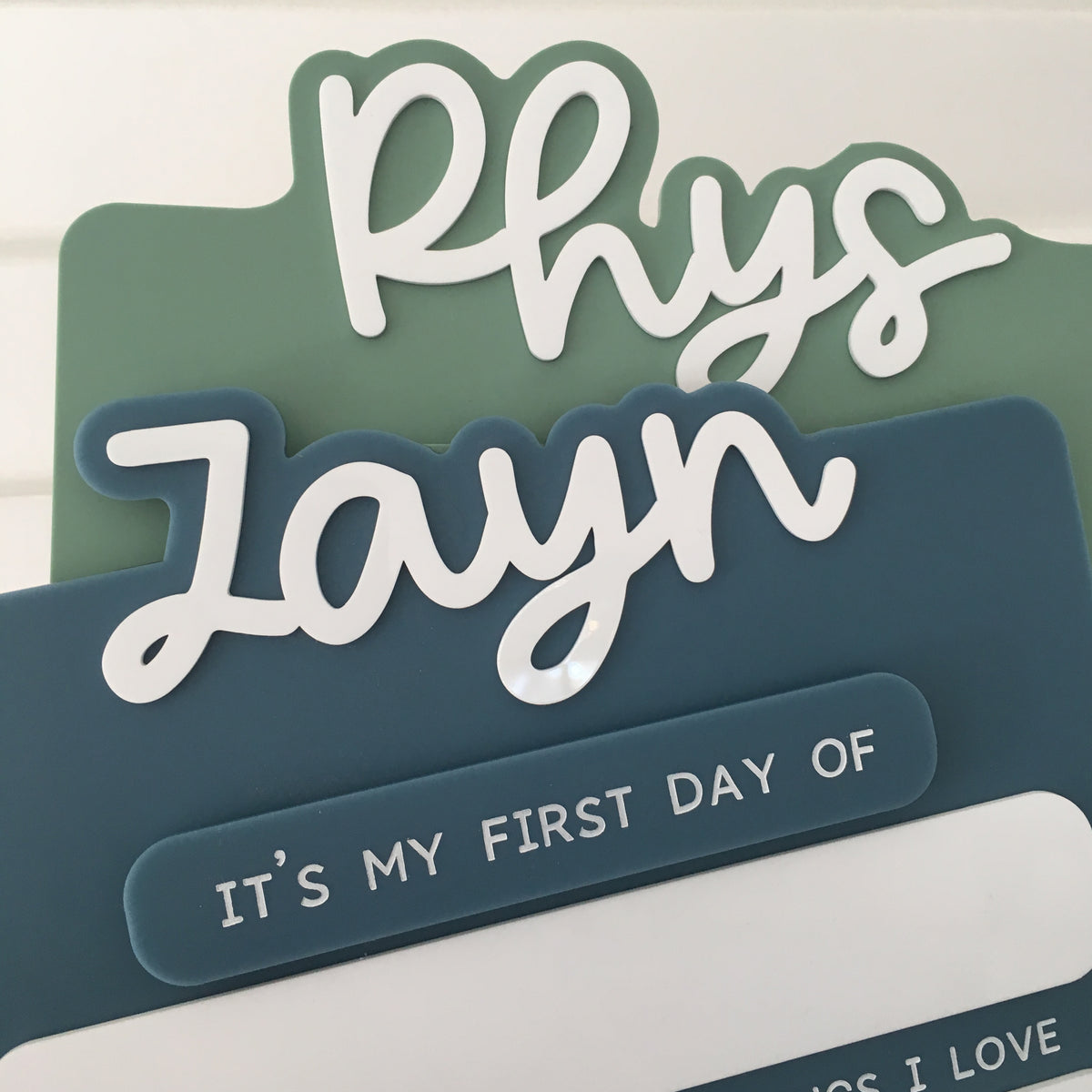Acrylic Back to School Sign - Choose your colour
