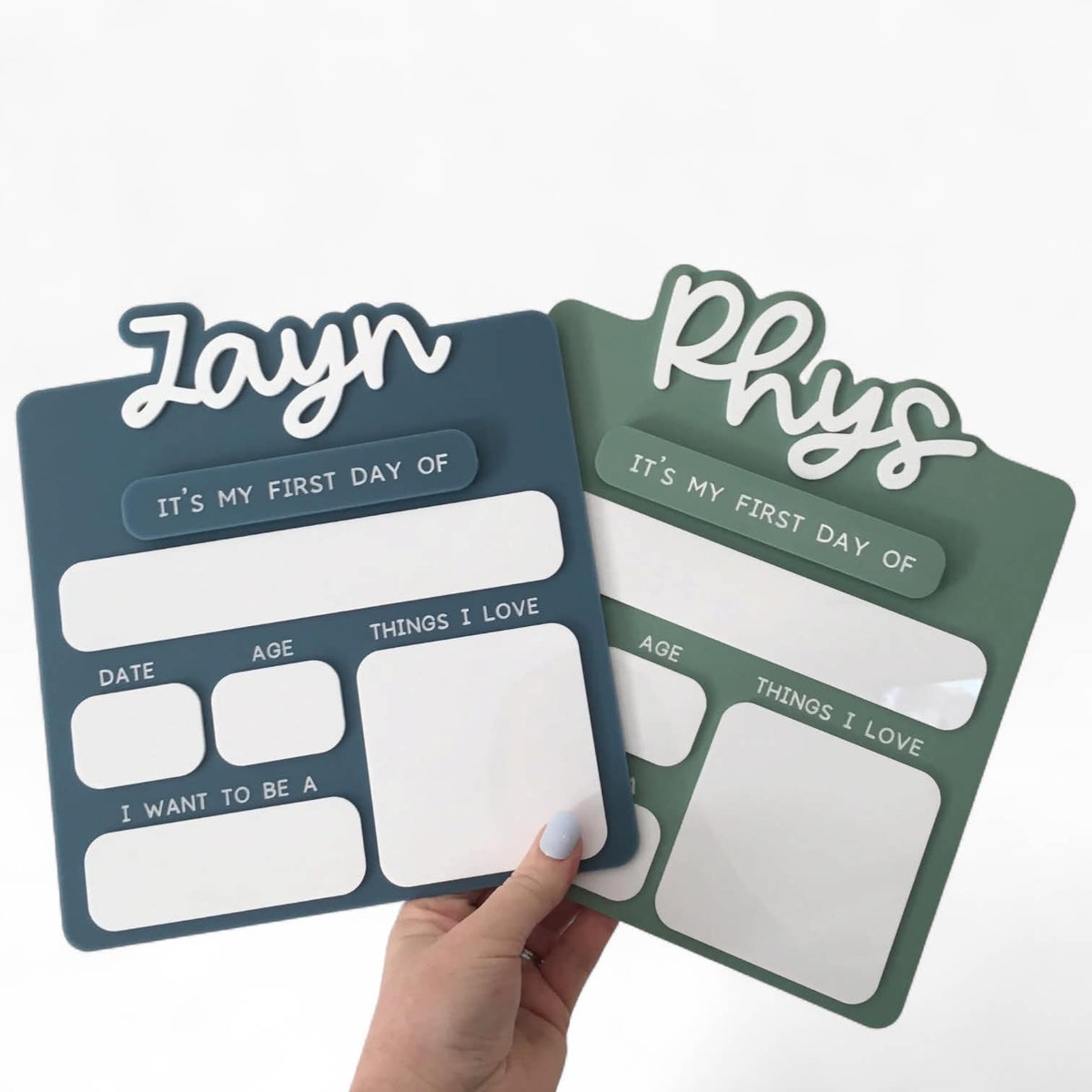 Acrylic Back to School Sign - Choose your colour