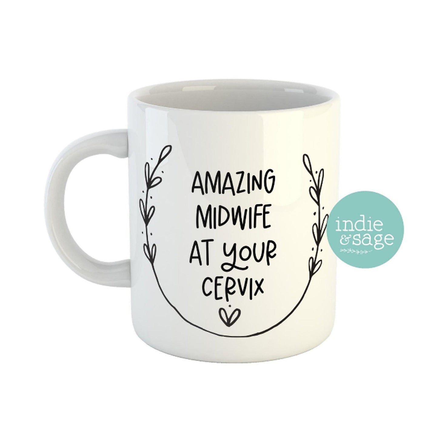 Amazing midwife at your cervix mug funny midwife gift