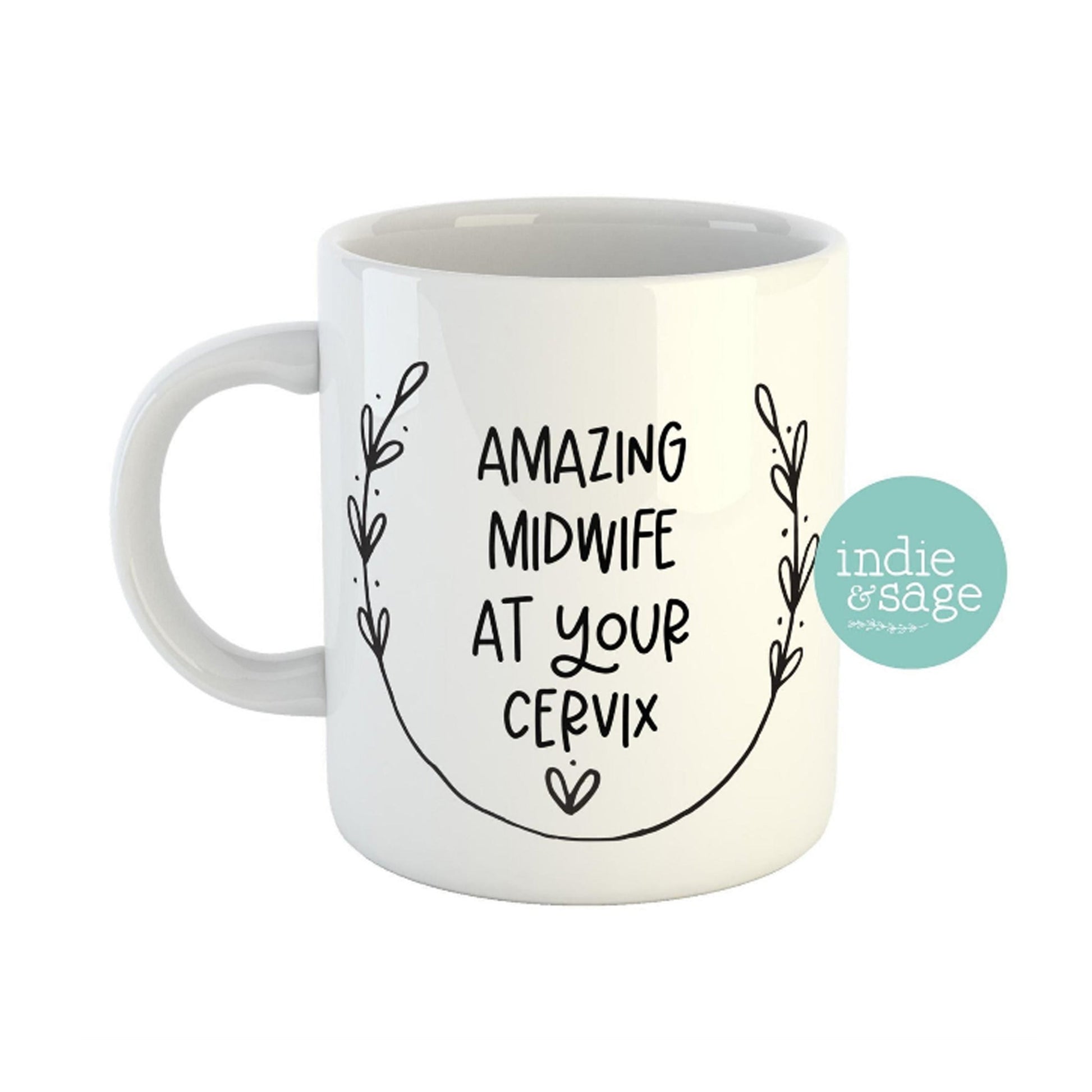 Amazing midwife at your cervix mug funny midwife gift