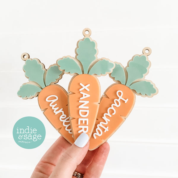Personalised carrot shaped Easter basket tag personalised with your childs name in your choice of font. Super cute bright or

#easter2026 #easterdecor #easterbaskettag #eastergifts #easterbagtag #easterbasketnametag #eastergift #eastergiftideas #carroteasternametag