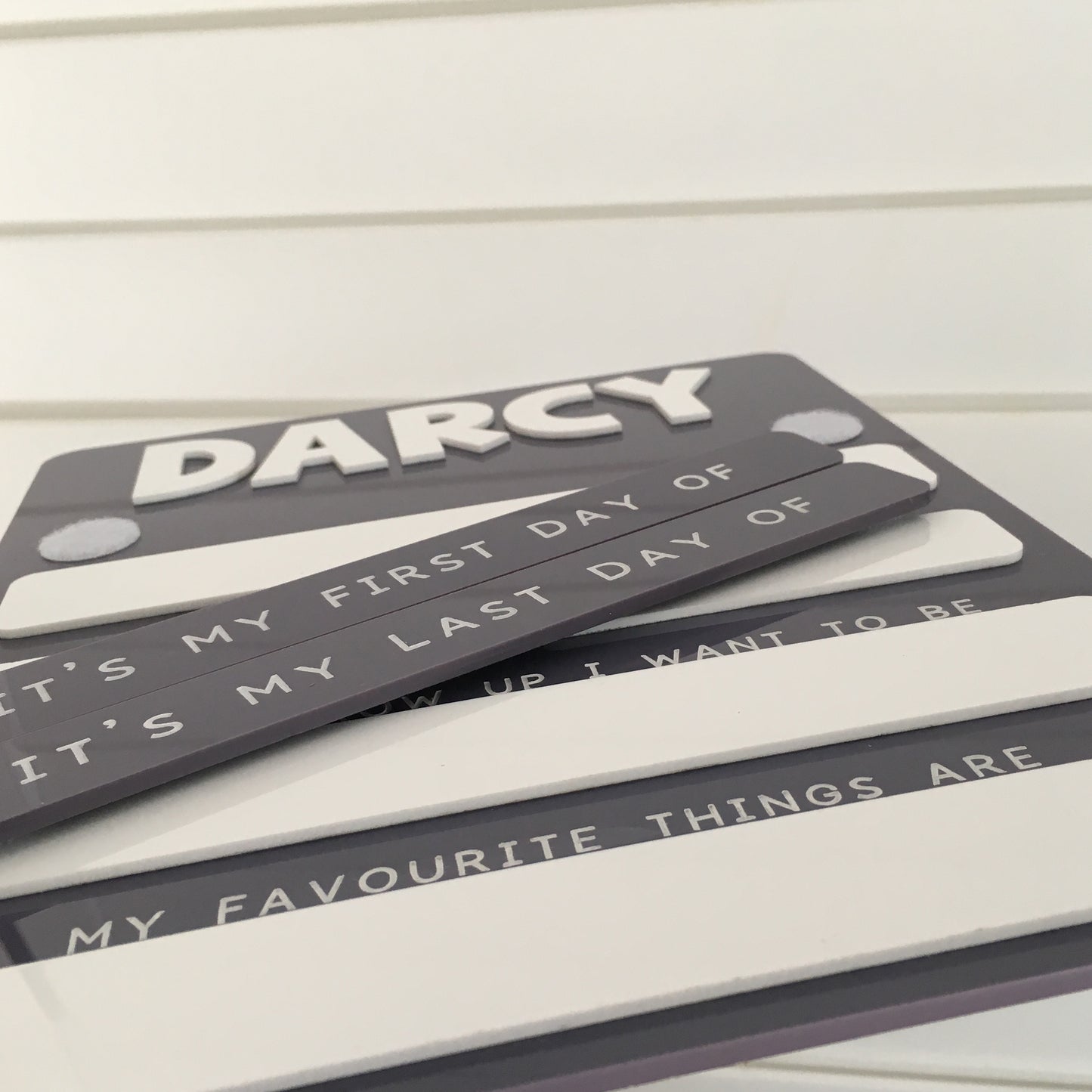 Personalised Acrylic First Day of School Sign