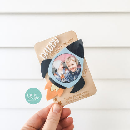 Personalised Photo Frame - We Love You To The Moon & Back