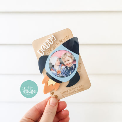 Personalised Photo Frame - We Love You To The Moon & Back