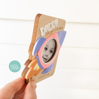 Personalised Photo Frame - We Love You To The Moon & Back