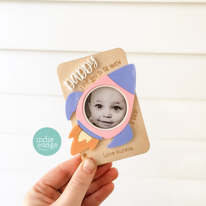Personalised Photo Frame - We Love You To The Moon & Back