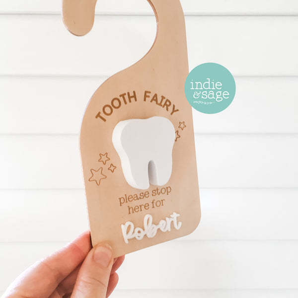 Personalised Tooth Fairy Door Hanger