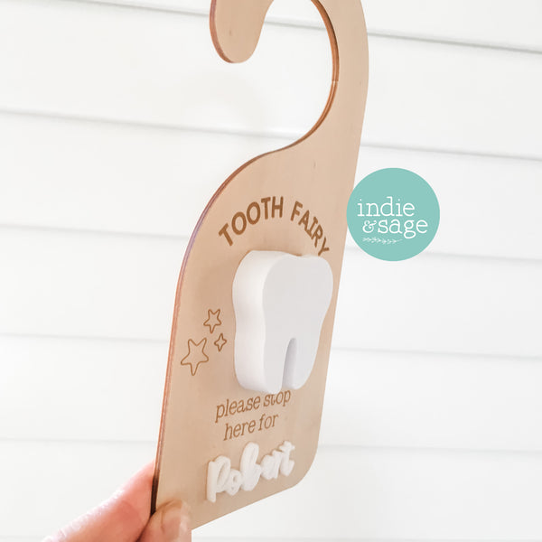 Personalised Tooth Fairy Door Hanger
