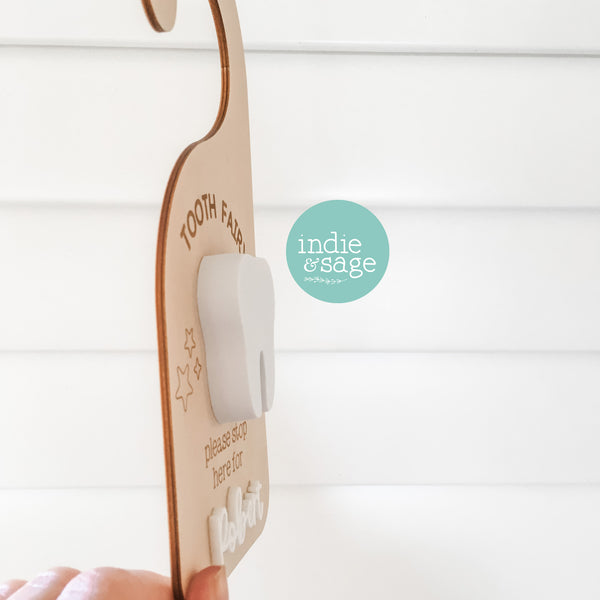 Personalised Tooth Fairy Door Hanger
