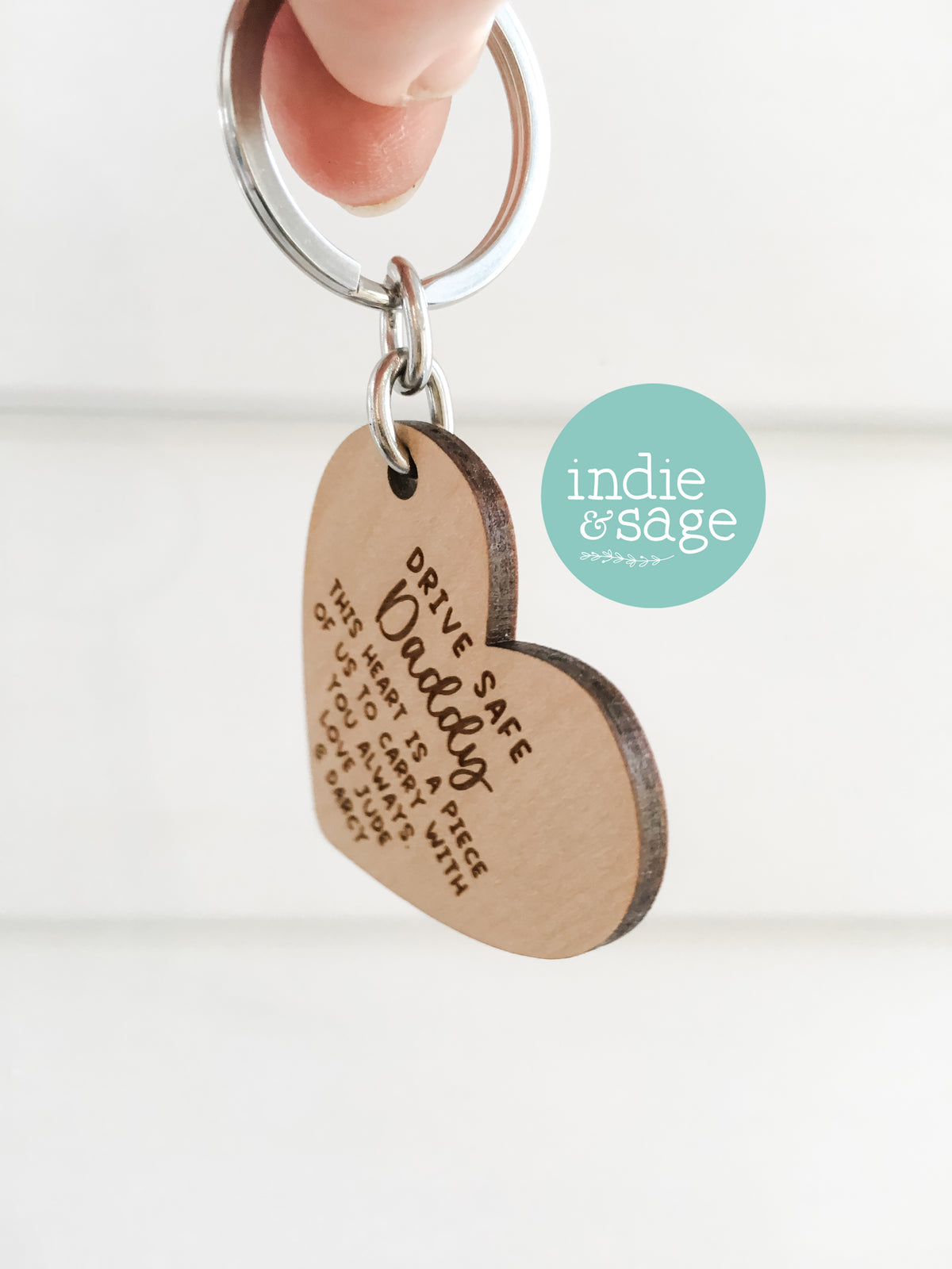 Personalised Keyring - Drive Safe